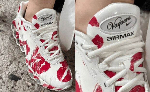 Vaquera NYC Debuts Lipstick-Covered Nike Air Max DN8 Collab at Paris Fashion Week
