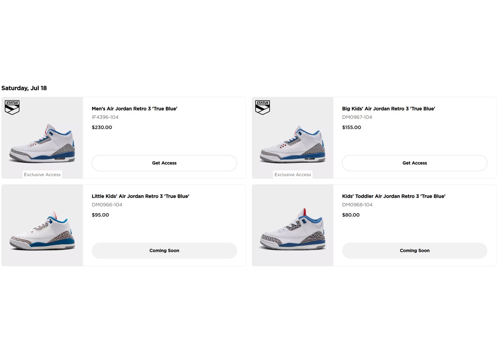 Air Jordan 3 Retro True Blue