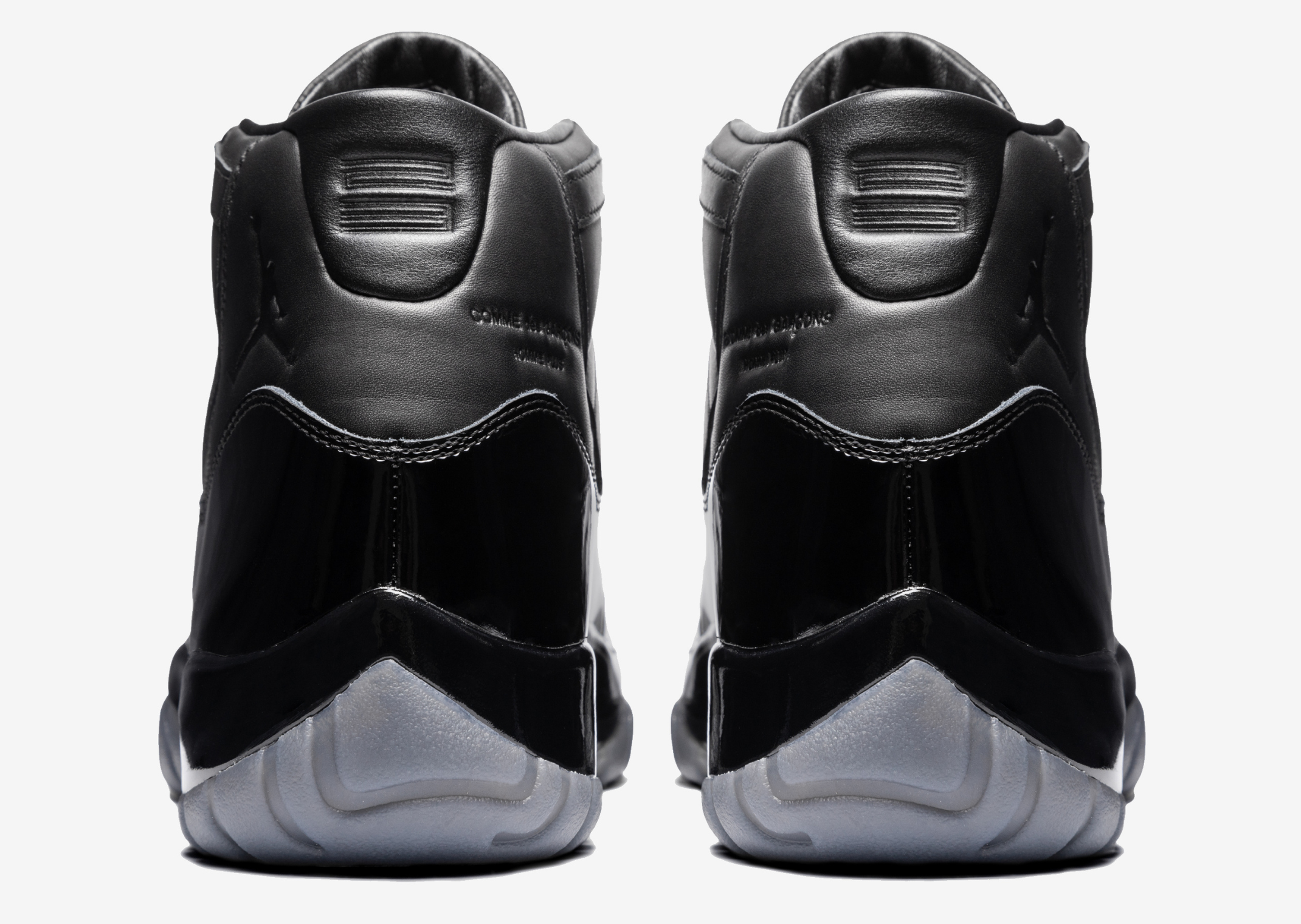 COMME des GARÇONS Homme Plus x Air Jordan 11 Retro Black Heel