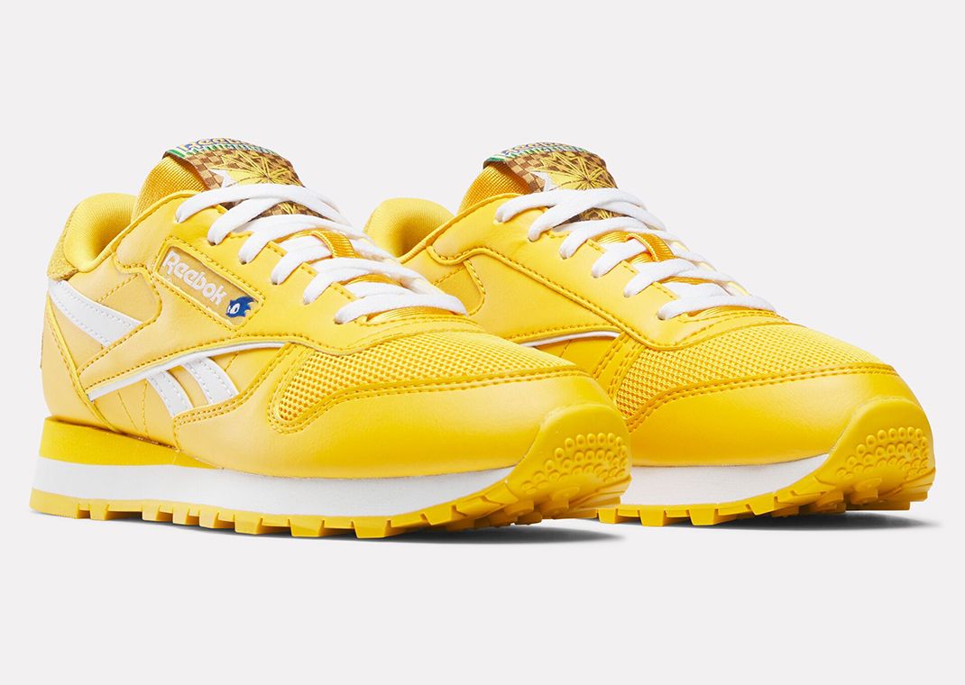 Sonic the Hedgehog 3 x Reebok Classic Leather Tails (GS) Angle