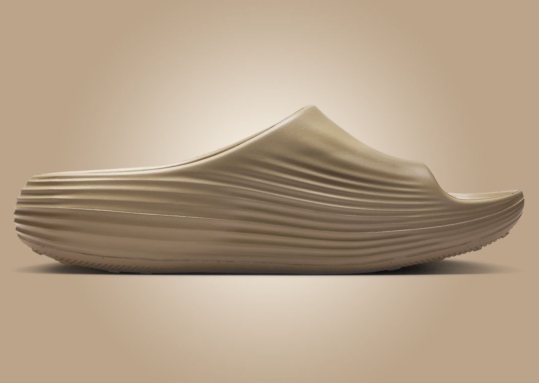 Nike ReactX Rejuven8 Slide Khaki Medial