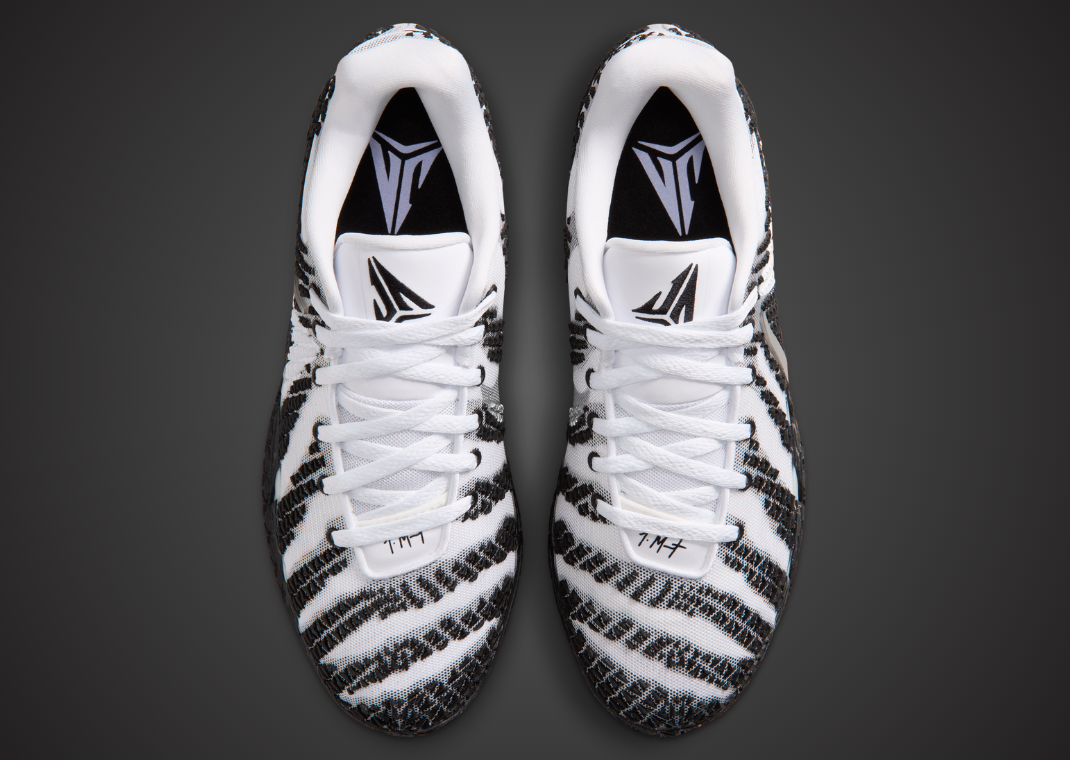 Nike Ja 3 TB White Black above