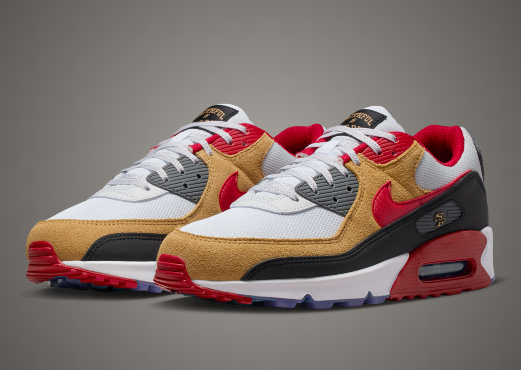 NFL x Nike Air Max 90 49ers Angle