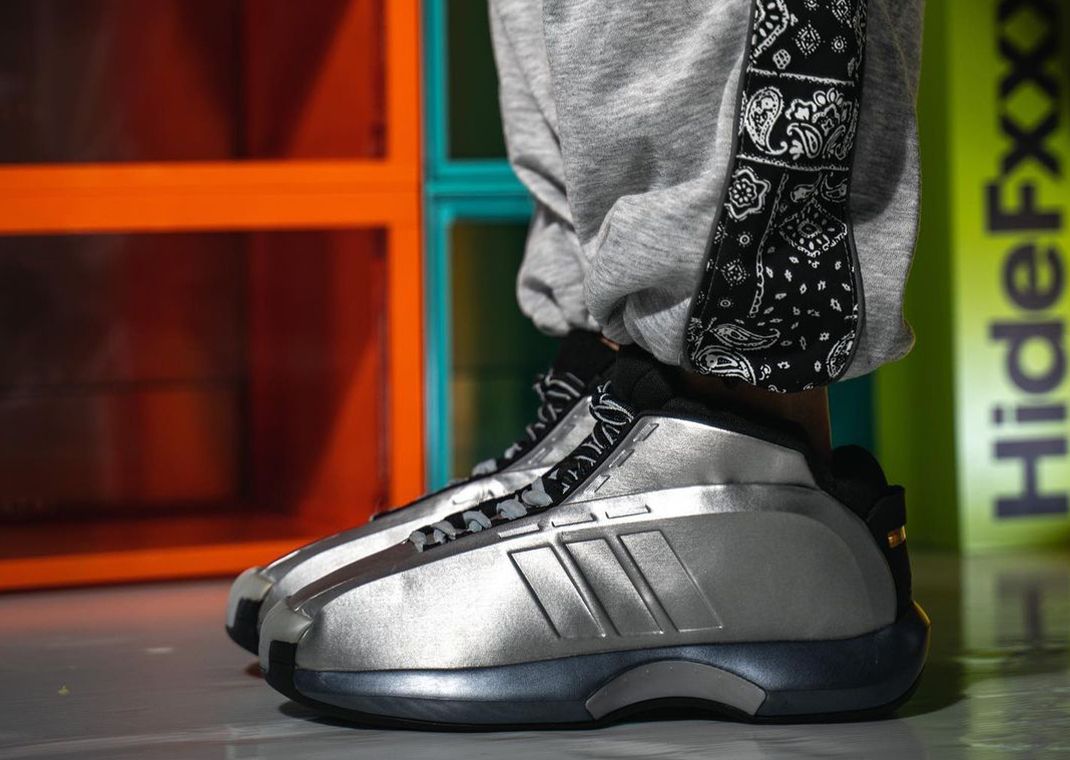 The adidas Crazy 1 Metallic Silver Returns In 2022