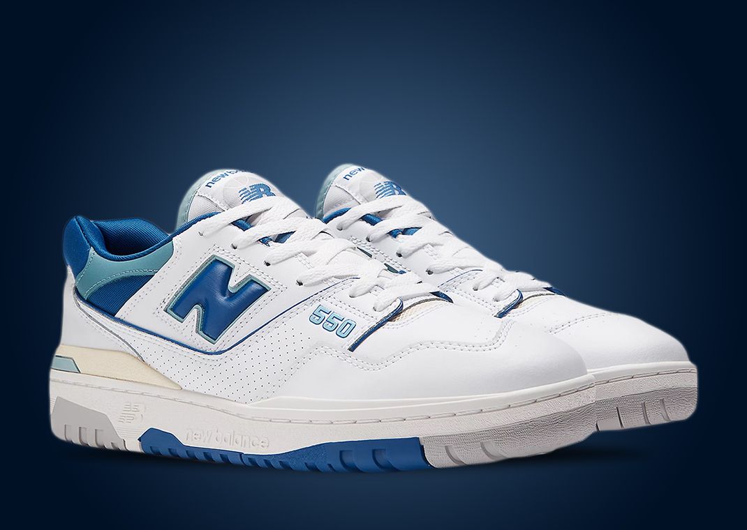 New Balance 550 White Blue Teal