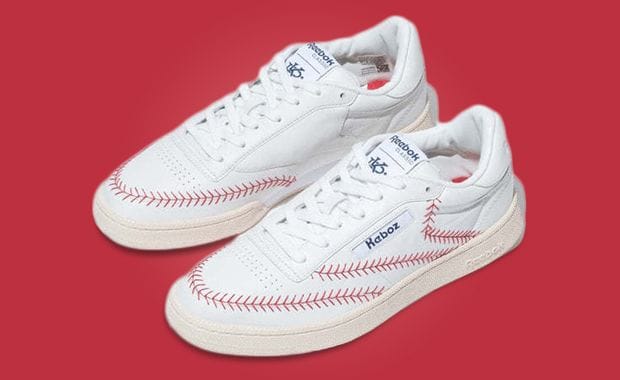 The atmos x Keboz x Reebok Club C 85 Vintage Baseball Releases February 2024