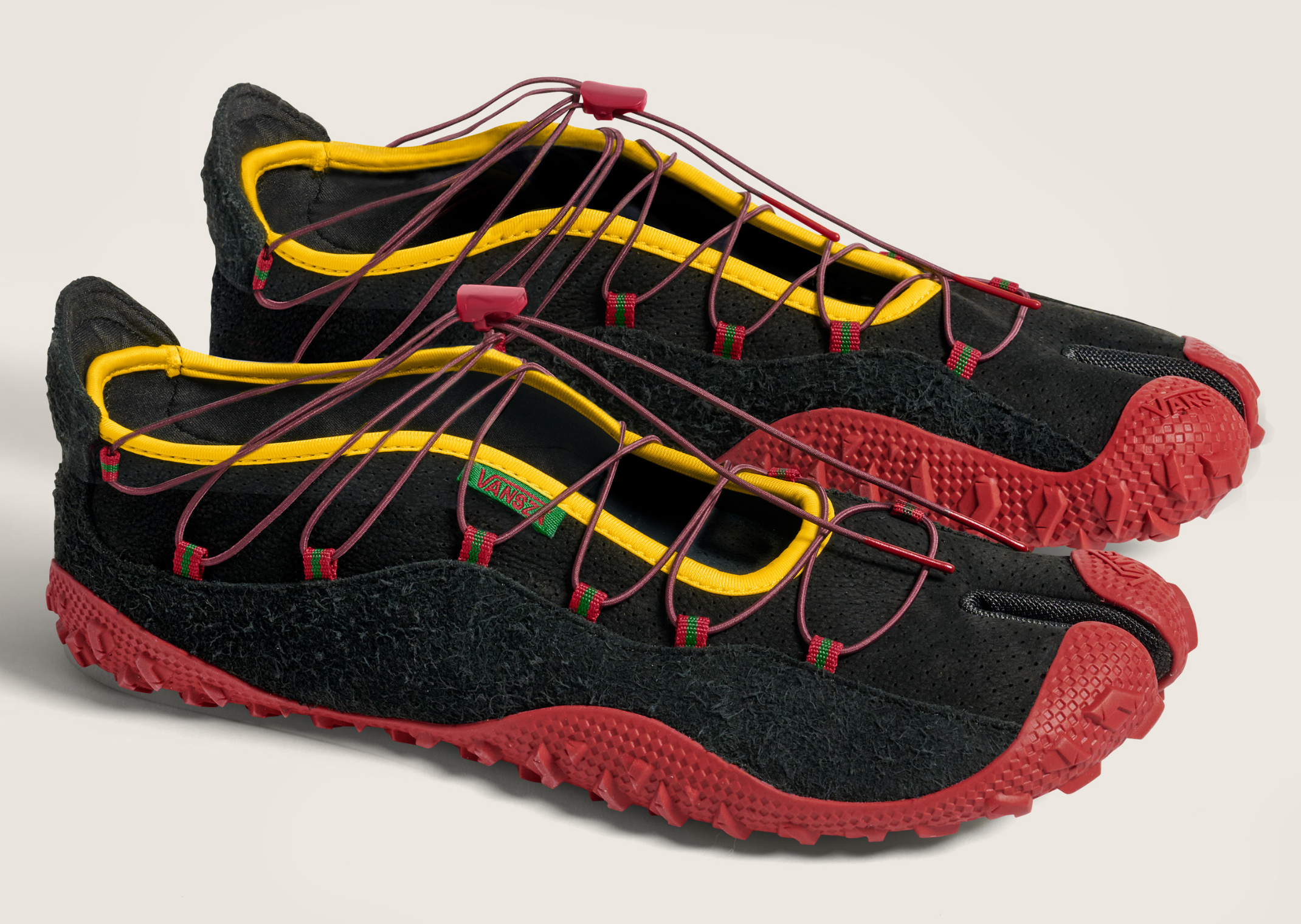 SZA x Vansza LX Tabi Hiker Black Red