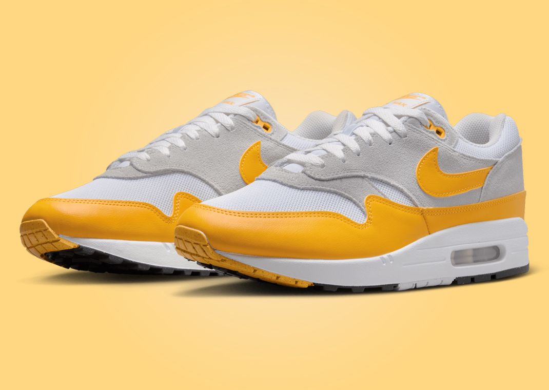 Nike Air Max 1 White University Gold Angle
