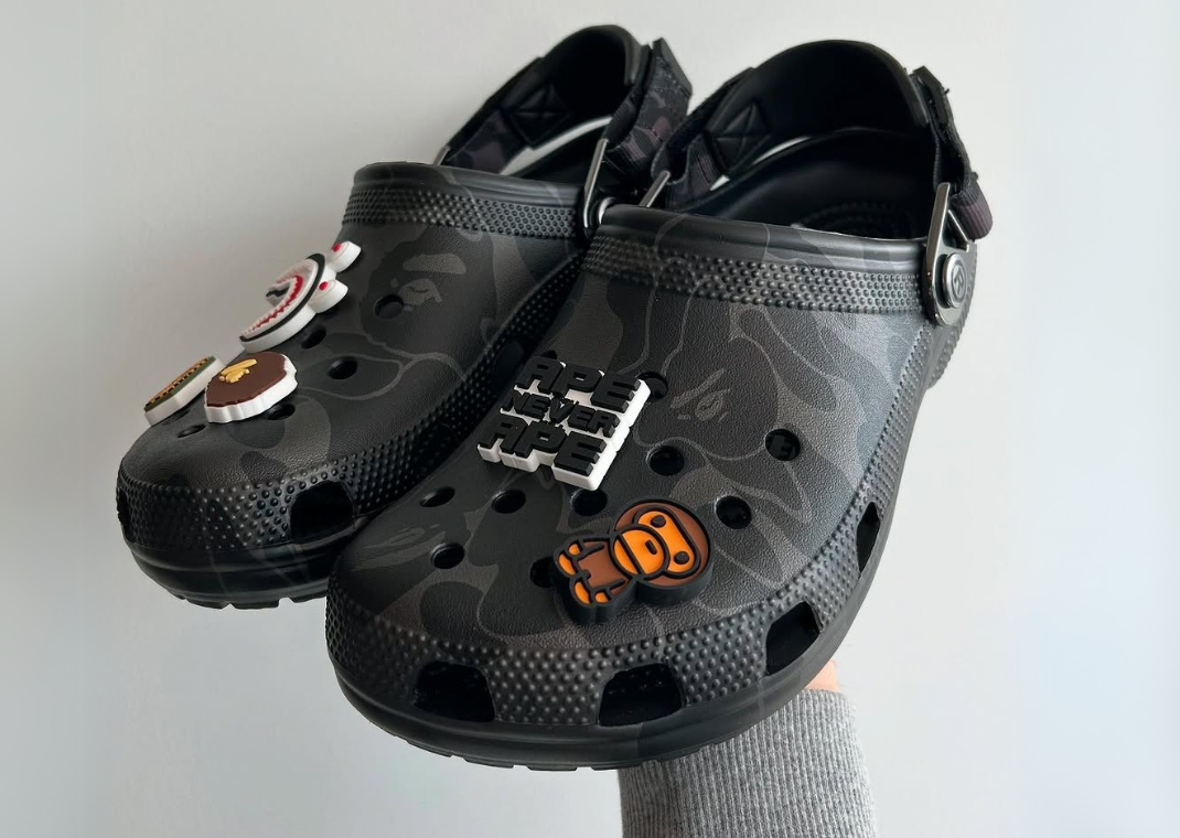 BAPE x Crocs Classic Clog Black