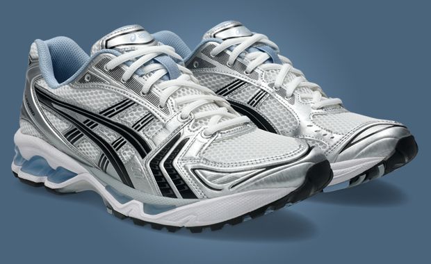 JJJJound x Asics Gel-Kayano 14 White Navy Angle