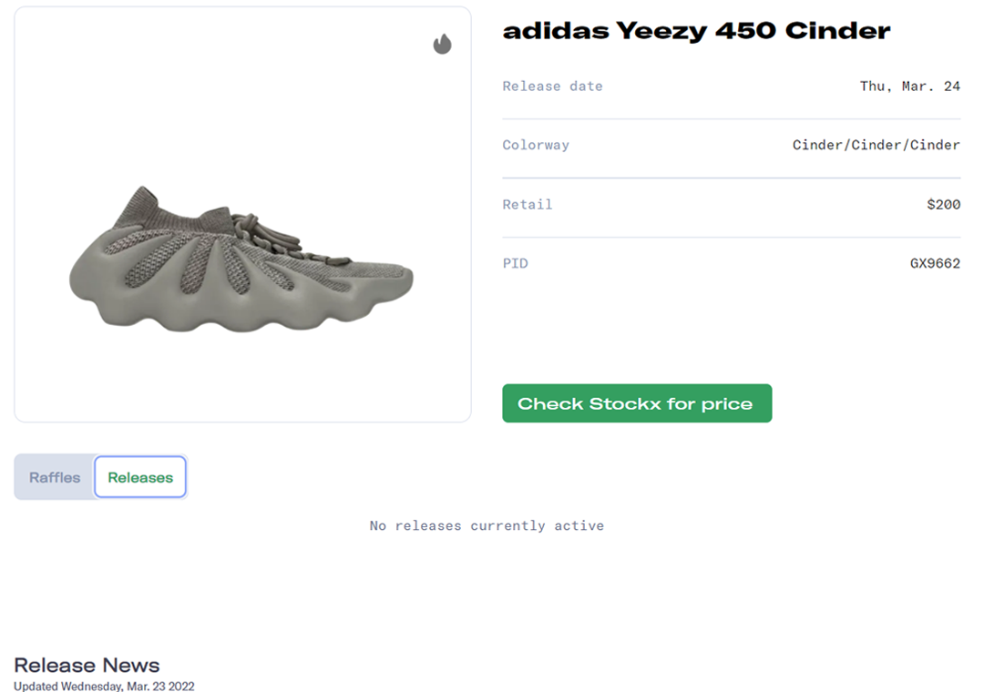 adidas Yeezy 450 Cinder Release Guide