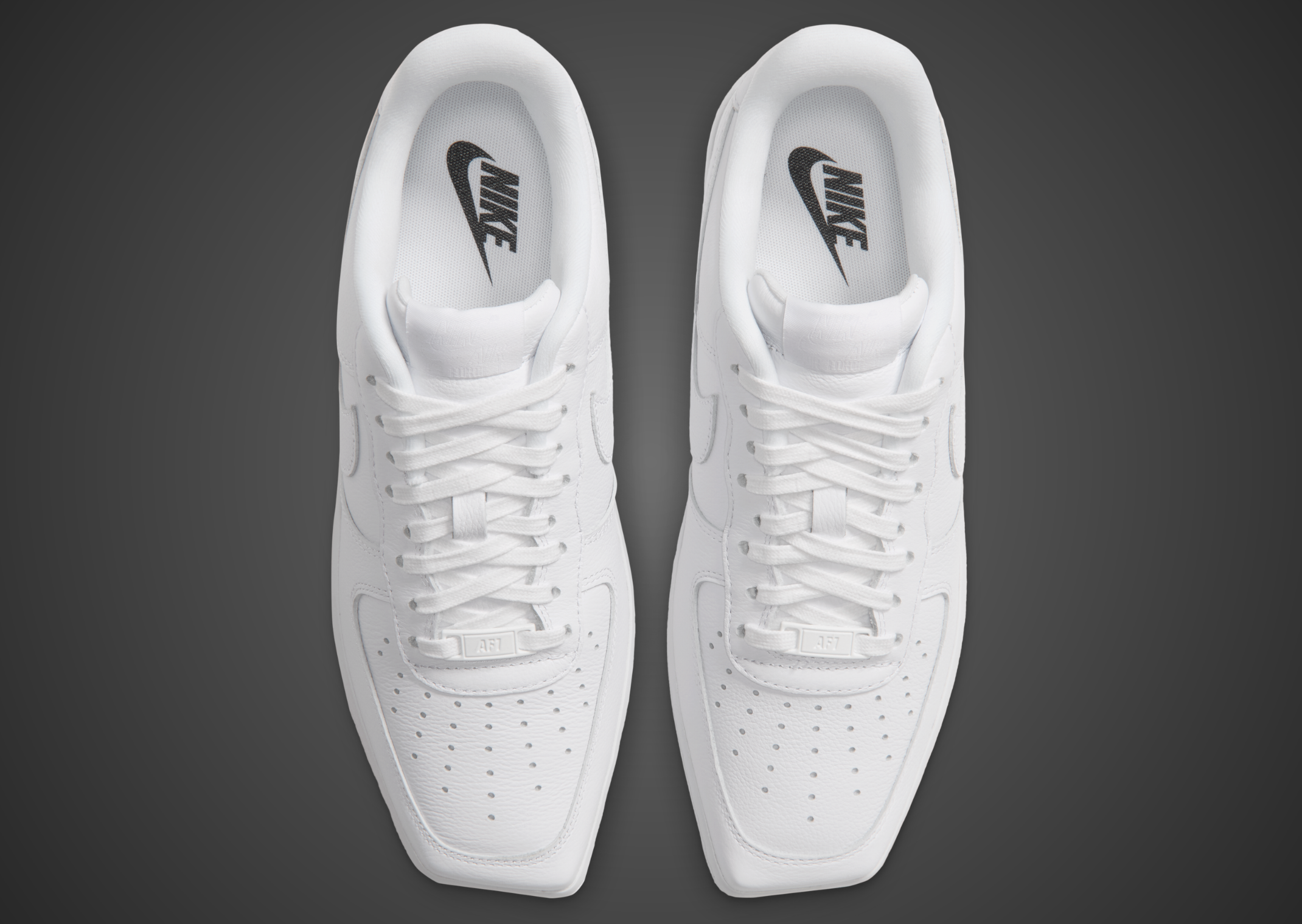 Nike Air Force 1 Low Square Toe Triple White