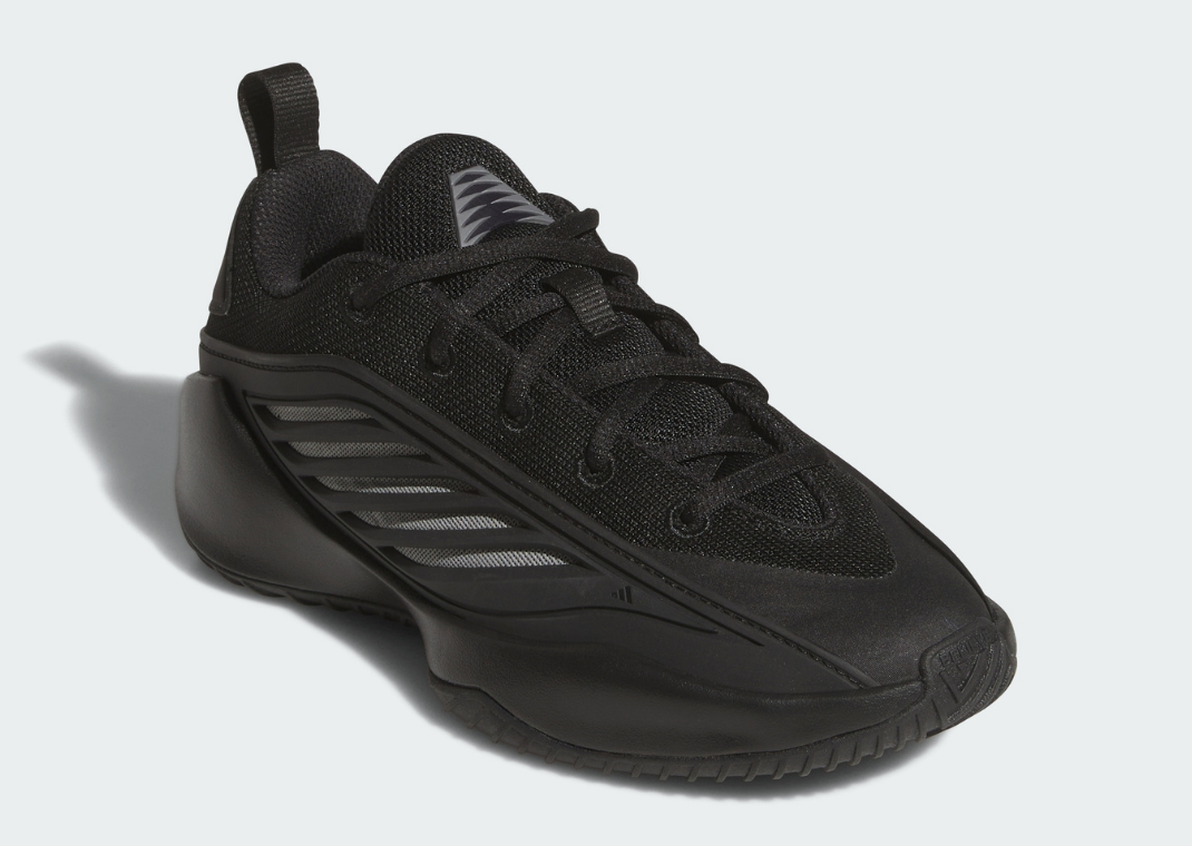 adidas Believe That 1 Black Grey (GS) - Angle