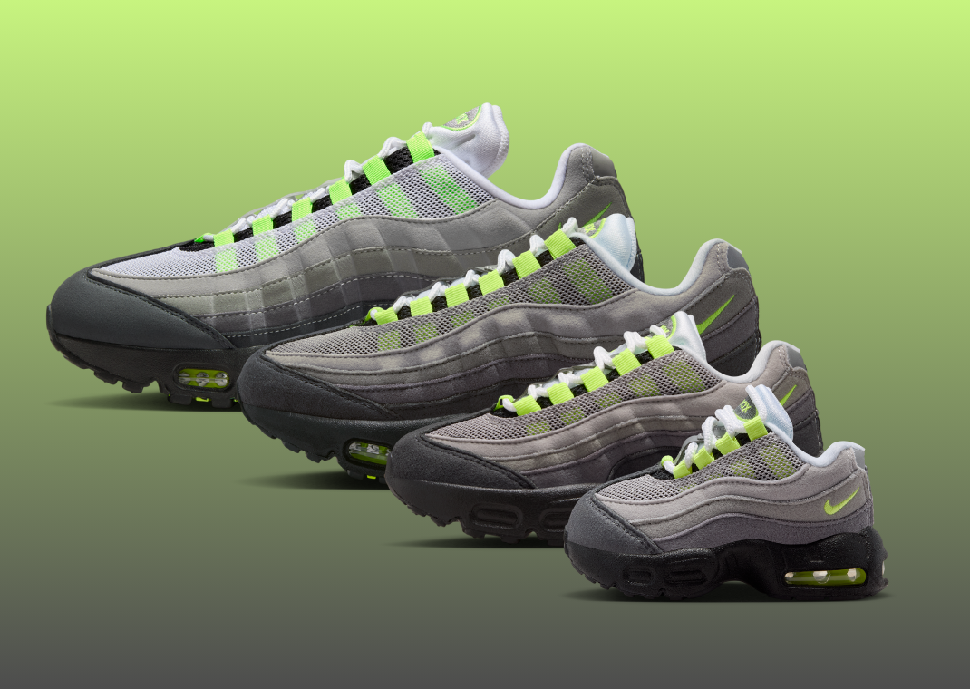 Nike Air Max 95 Neon in full-family sizing