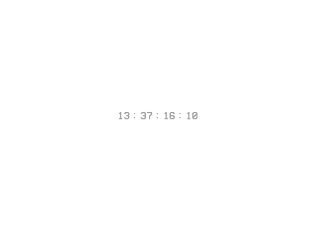 Yeezy Supply countdown timer, seen before a new release