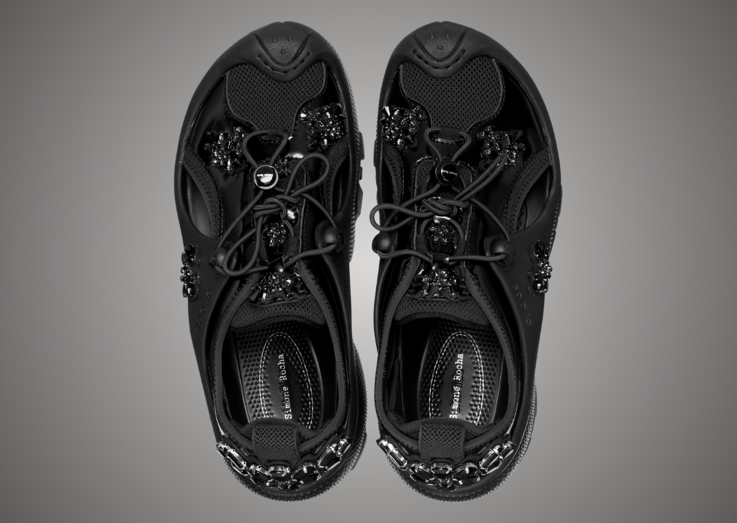 Simone Rocha x Crocs Trailbreak 2 Black - Top