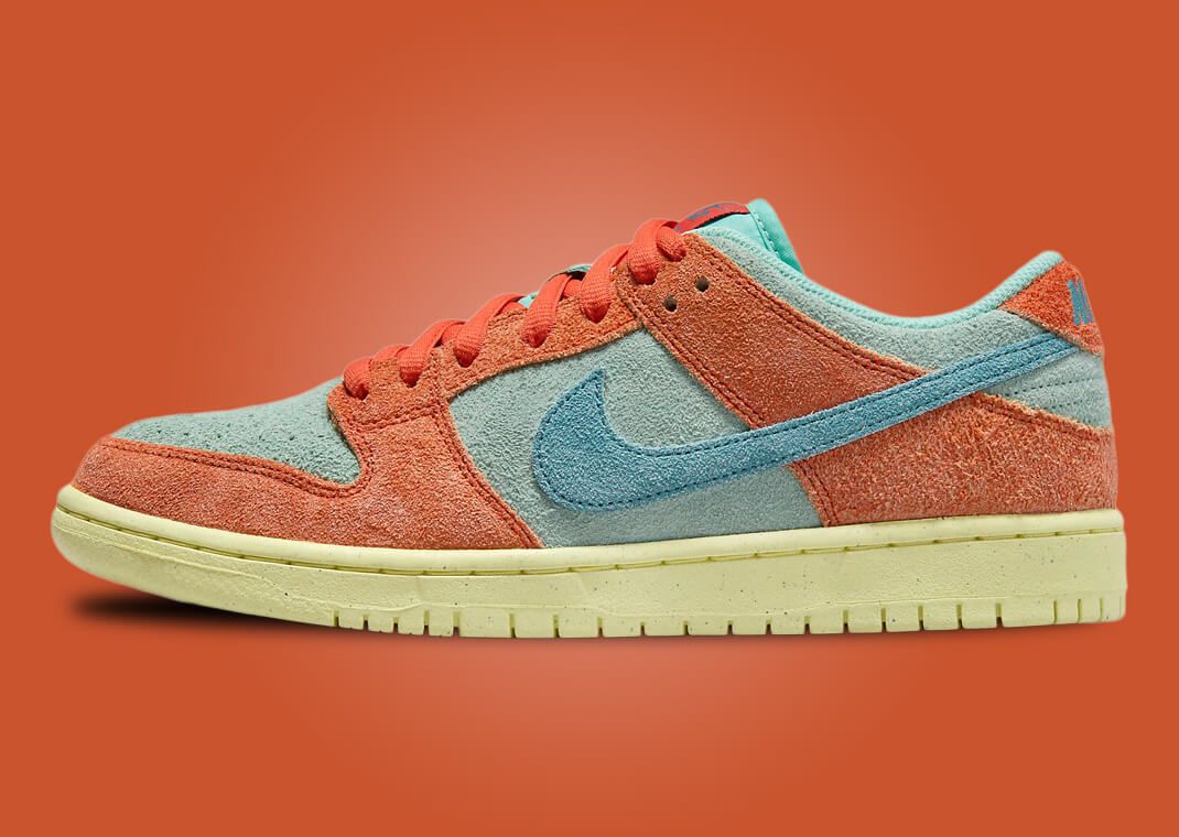 nike dunk low aqua peach