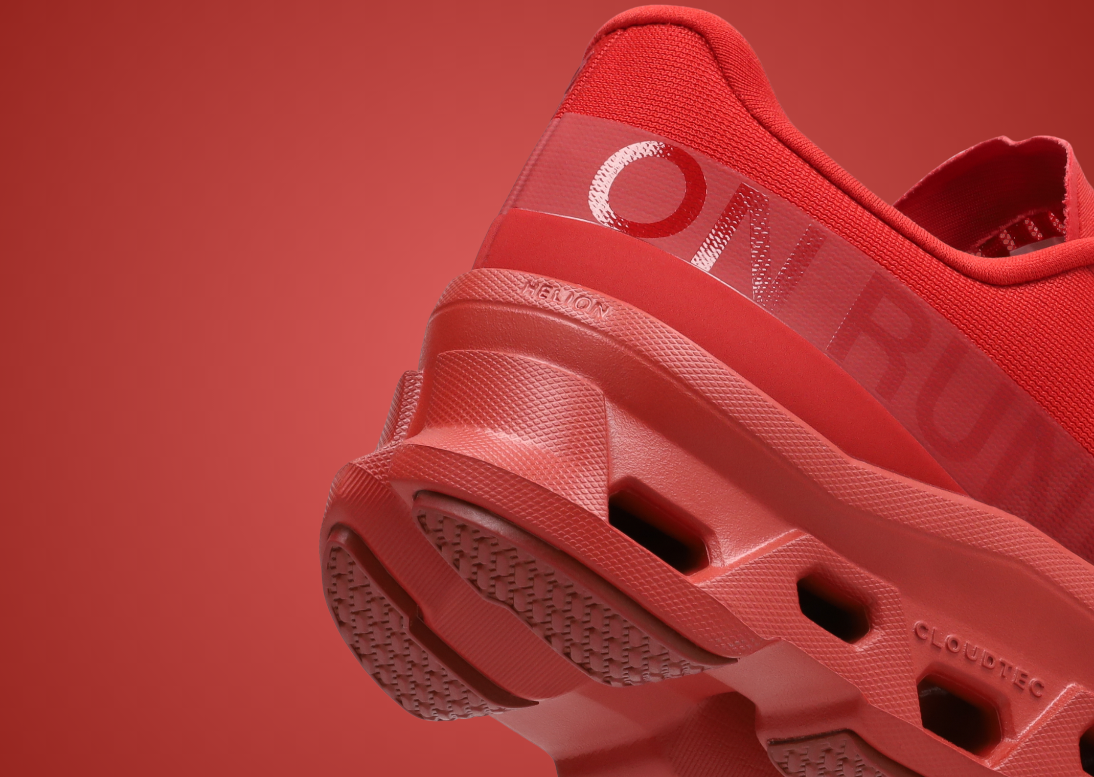 Burna Boy x On Cloudmonster Sienna - Heel Detail