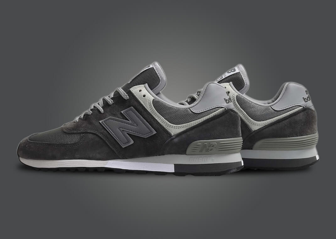 New Balance ☆ made in England OU576PGL ‘Dark Gull Grey’ New Balance's 576 Made in UK Gets a Dark Gull Grey Makeover