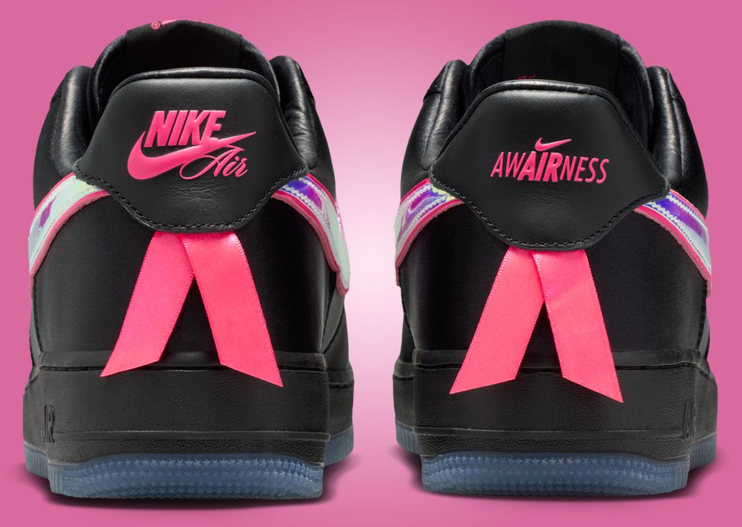 Nike Air Force 1 Low Luxe BCA Black Heel