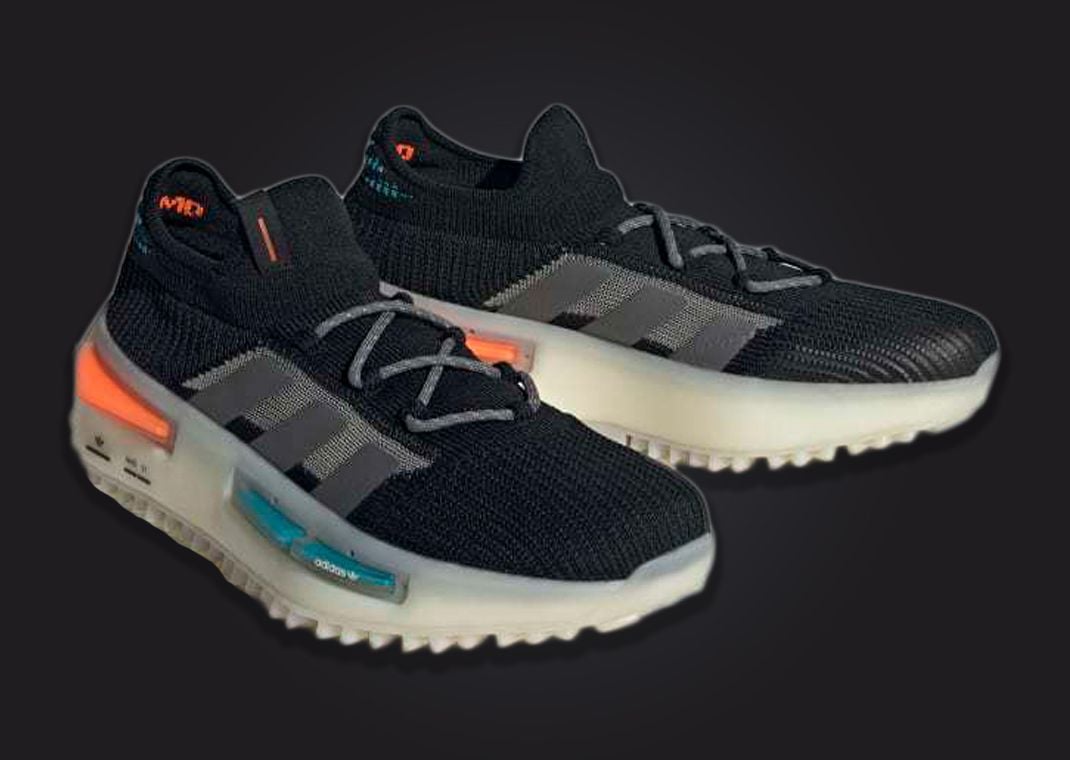 adidas NMD S1 Black Teal Orange