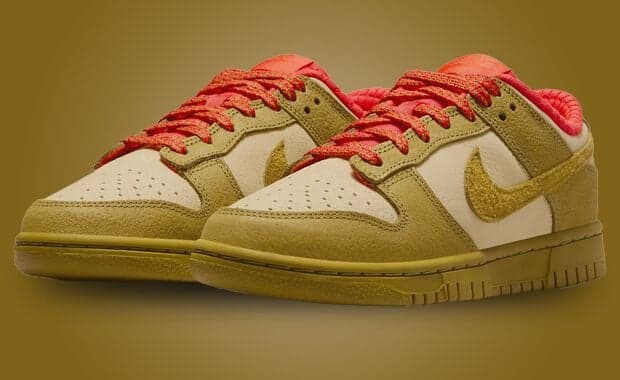 The Women's Nike Dunk Low Bronzine Picante Red Releases December 2023