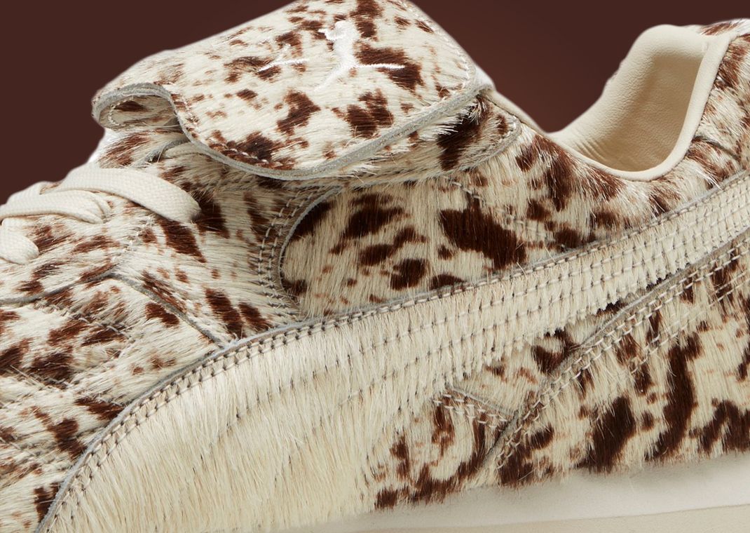 Fenty x Puma Avanti Faux Fur Cow Print Midfoot Detail