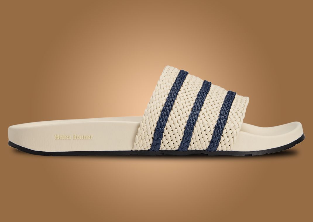 Wales Bonner x adidas Adilette Wonder White Lateral