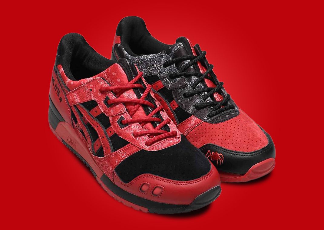 RED SPIDER x atmos x Asics GEL-Lyte III Red