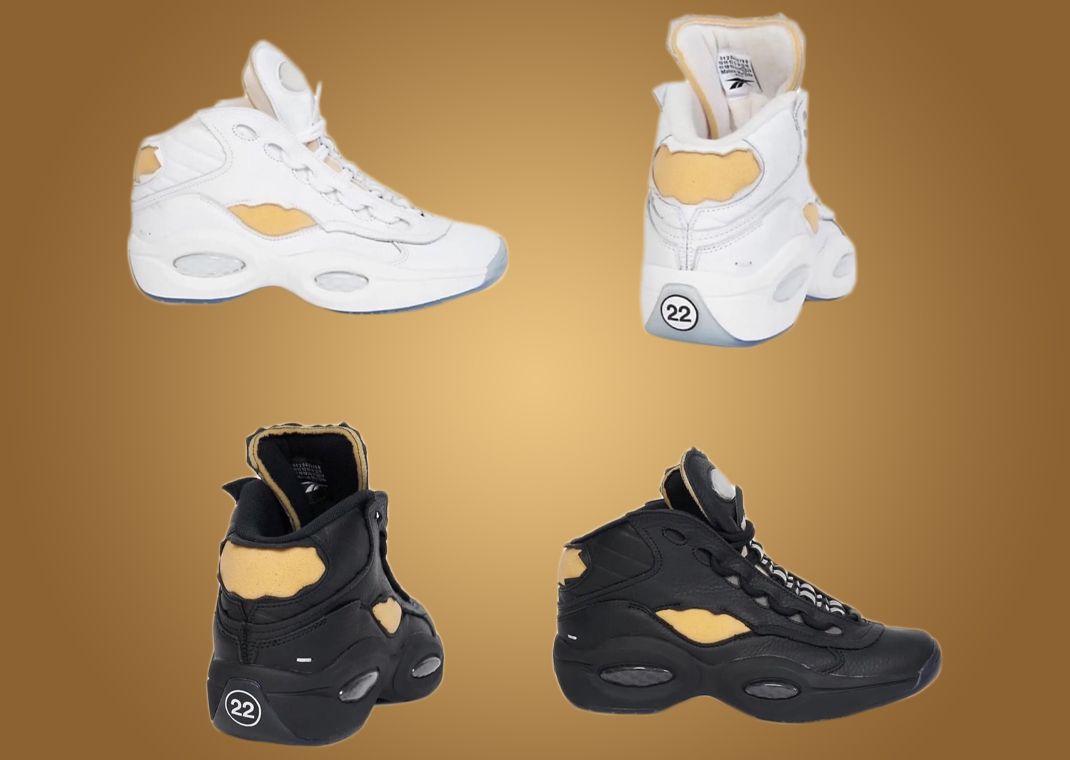 Maison Margiela x Reebok Question Mid "White" and "Black"