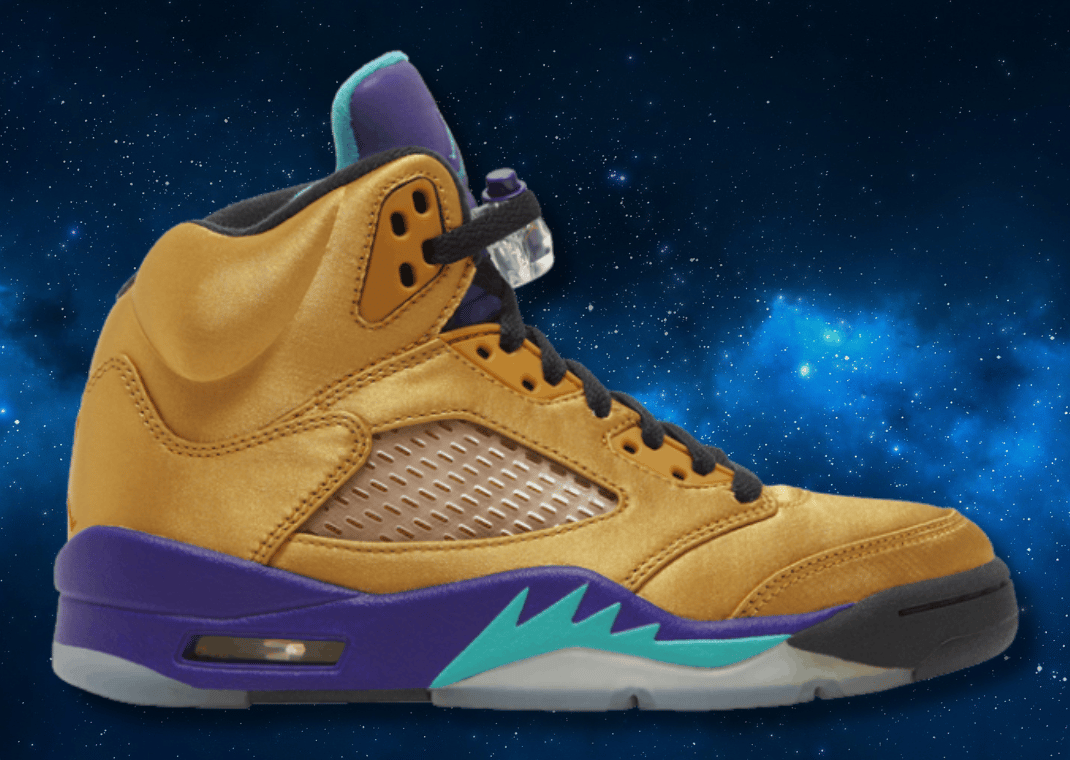 Air Jordan 5 Fresh Prince (Gold Satin Version)