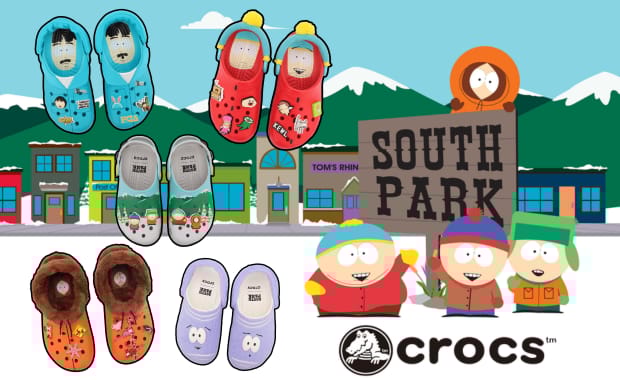 South Park’s Most Iconic Characters Come to Life on the Crocs Classic Clog