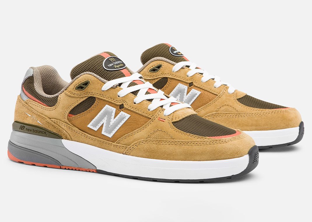New Balance Numeric Andrew Reynolds 933 Wheat Angle
