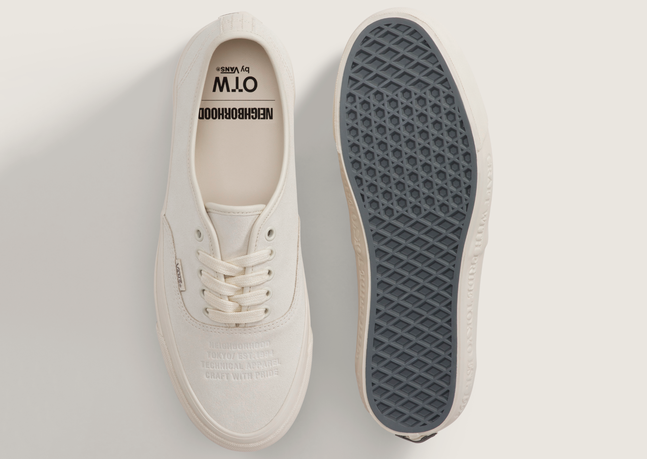 NEIGHBORHOOD x Vans Authentic 44 Natural - Pair