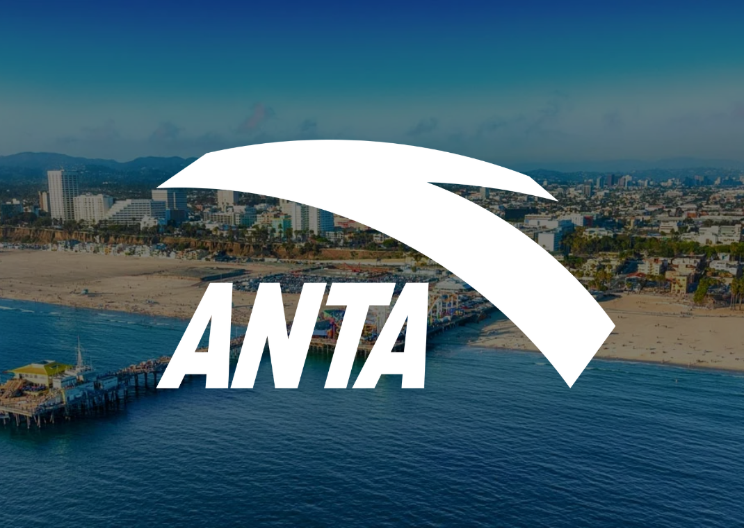 ANTA logo in front of Santa Monica