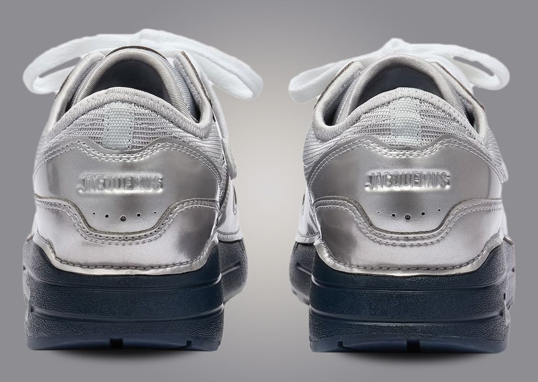 Jacquemus x Nike Air Max 1 '86 OG Metallic Silver (W) Heel