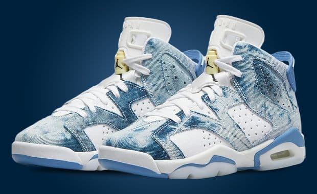 The Air Jordan 6 Appears In Washed Denim