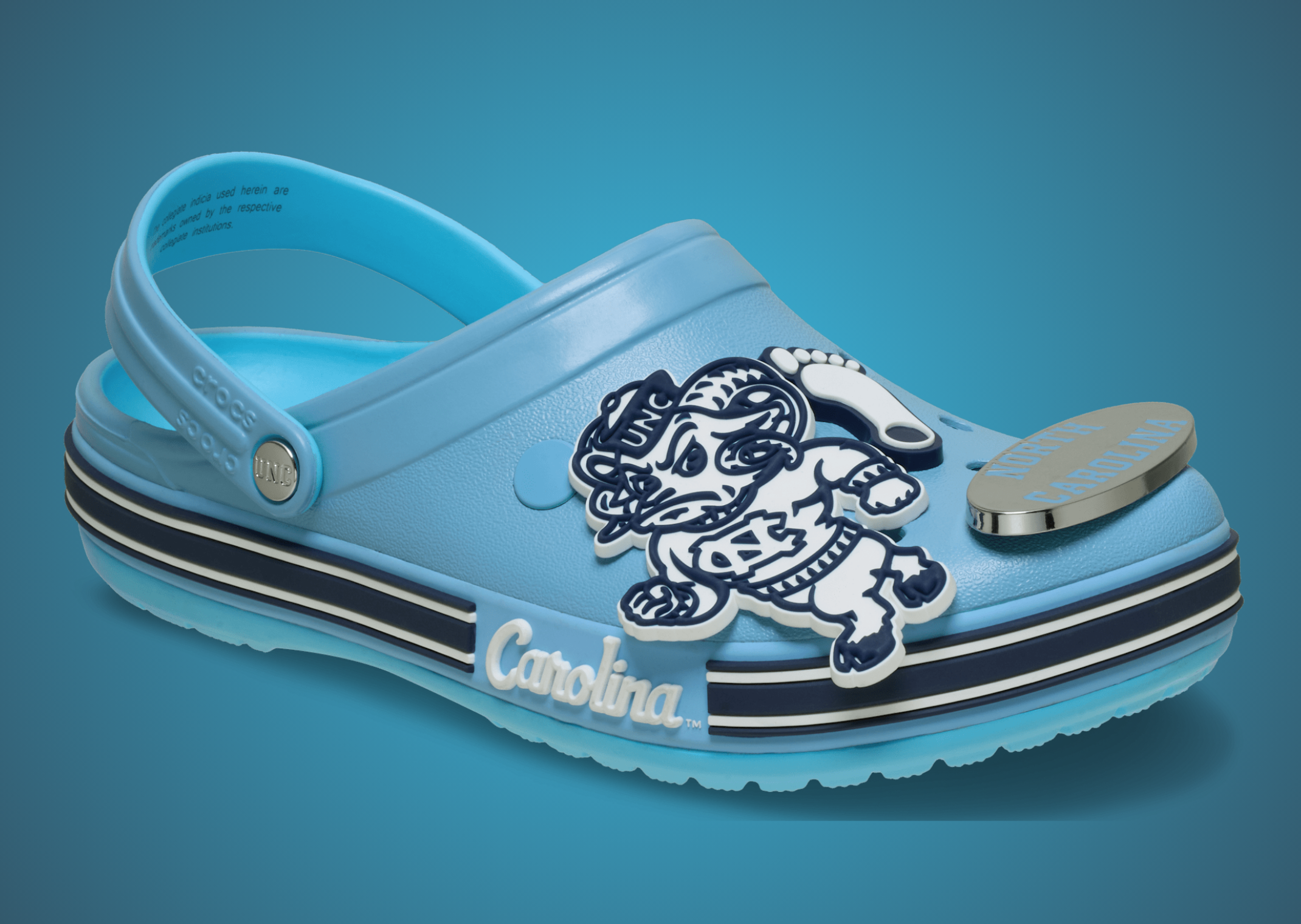NCAA X Crocs Classic CrocBand UNC - Angle