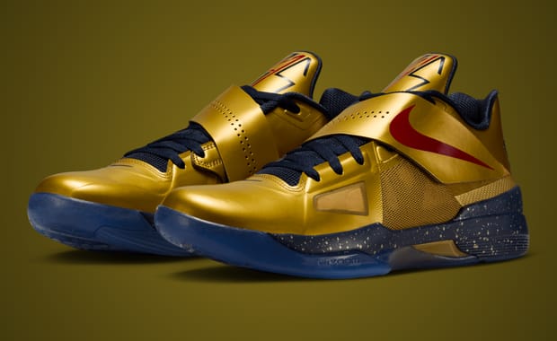 The Nike KD 4 Gold Medal Returns Fall 2025
