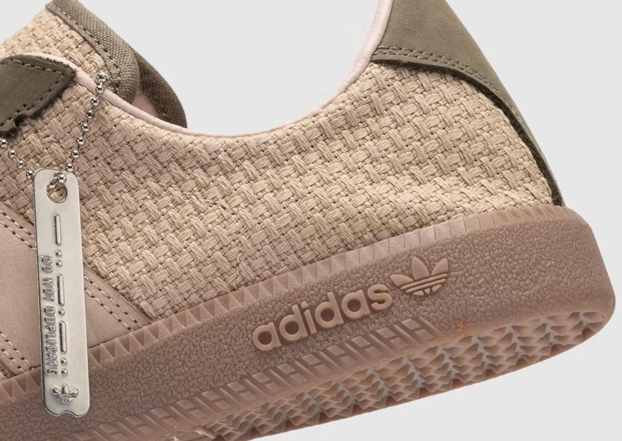 The Whitaker Group x adidas BW Army Do Not Duplicate Decon Beige - Heel Detail