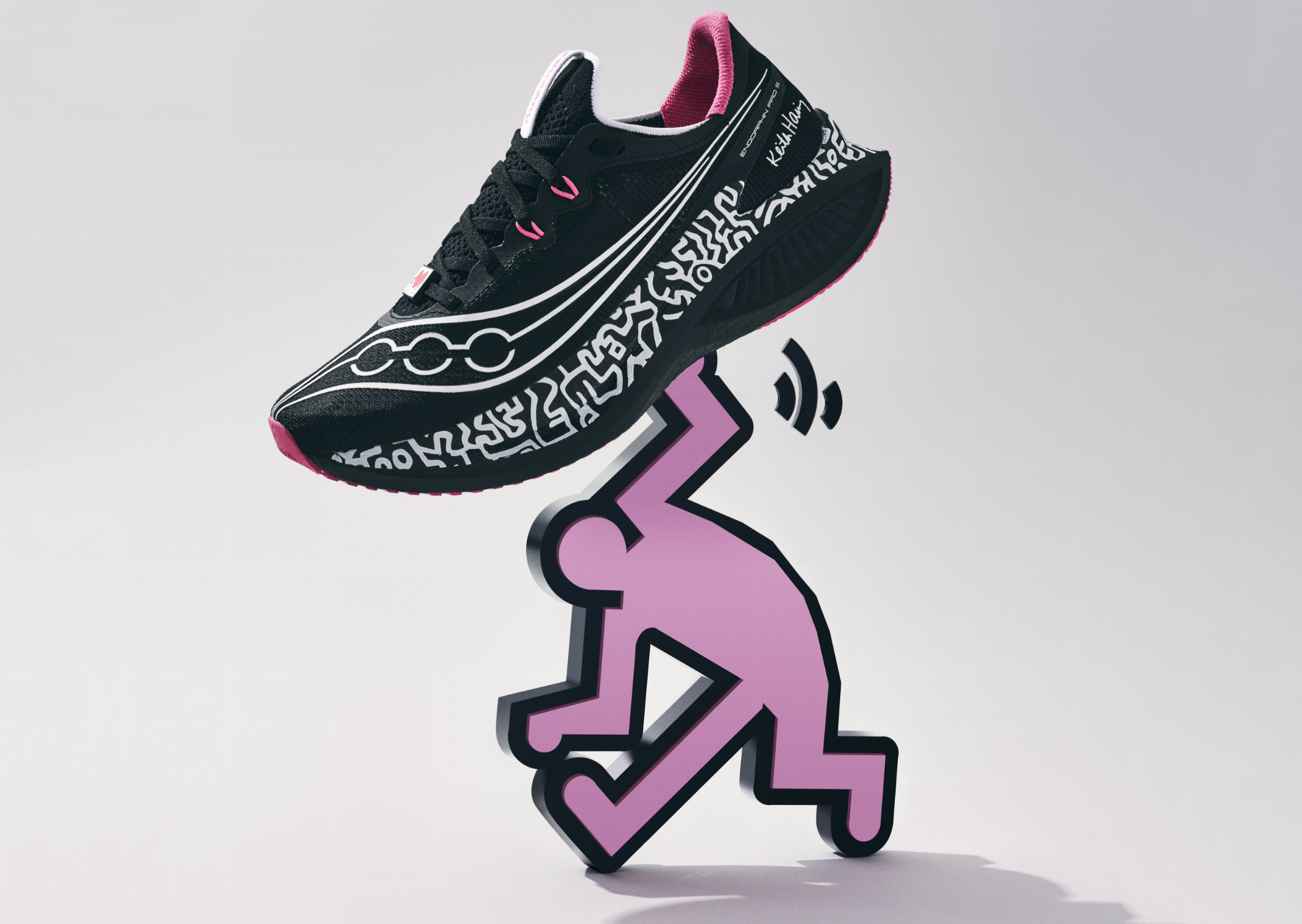 Keith Haring x Saucony Endorphin Pro 5