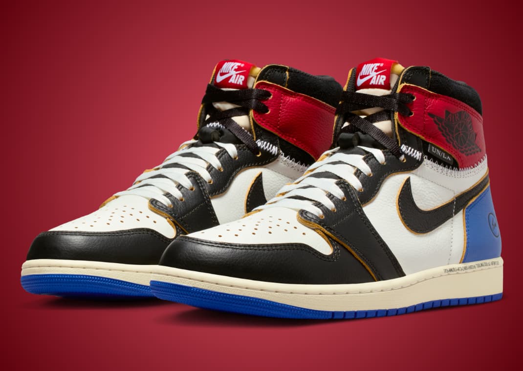 The fragment x Union LA x Air Jordan 1 High Chicago Royal is