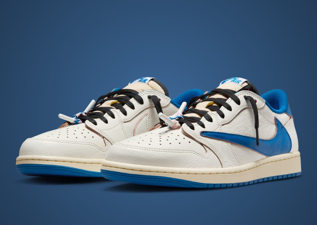 Travis Scott's Latest fragment design Air Jordan 1 Low Releases