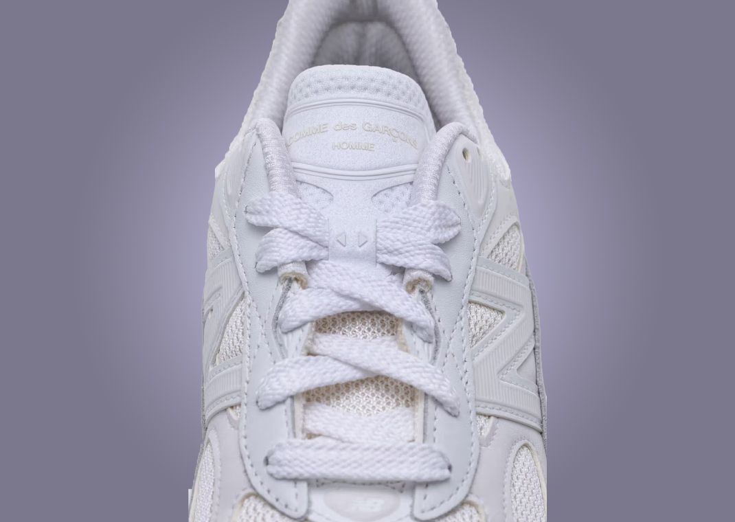 Comme des Garçons Homme x New Balance 990v6 Made in USA White Tongue Detail