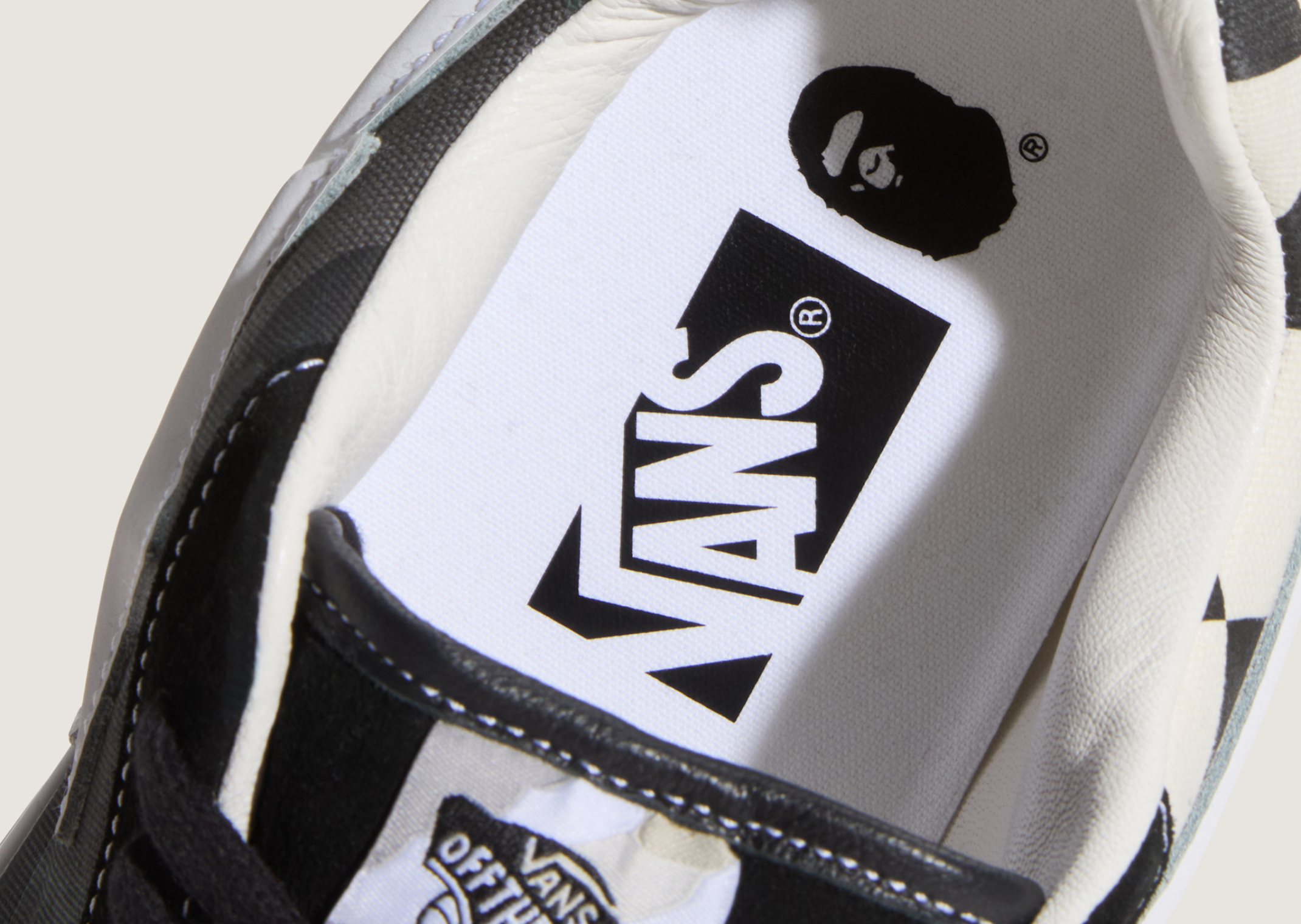 BAPE x Vans Knu Skool Camo Black Insole