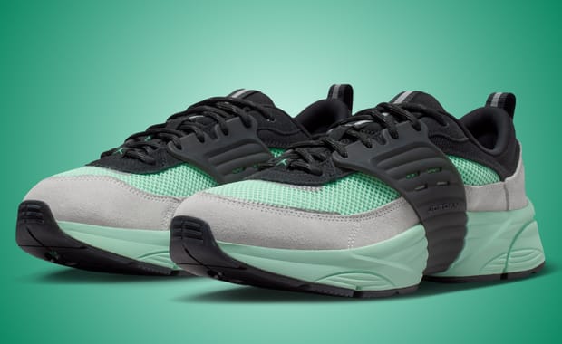 Jordan Brings Aura to Trunner O/S in Jade, Grey, and Black