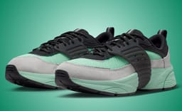 Jordan Brings Aura to Trunner O/S in Jade, Grey, and Black