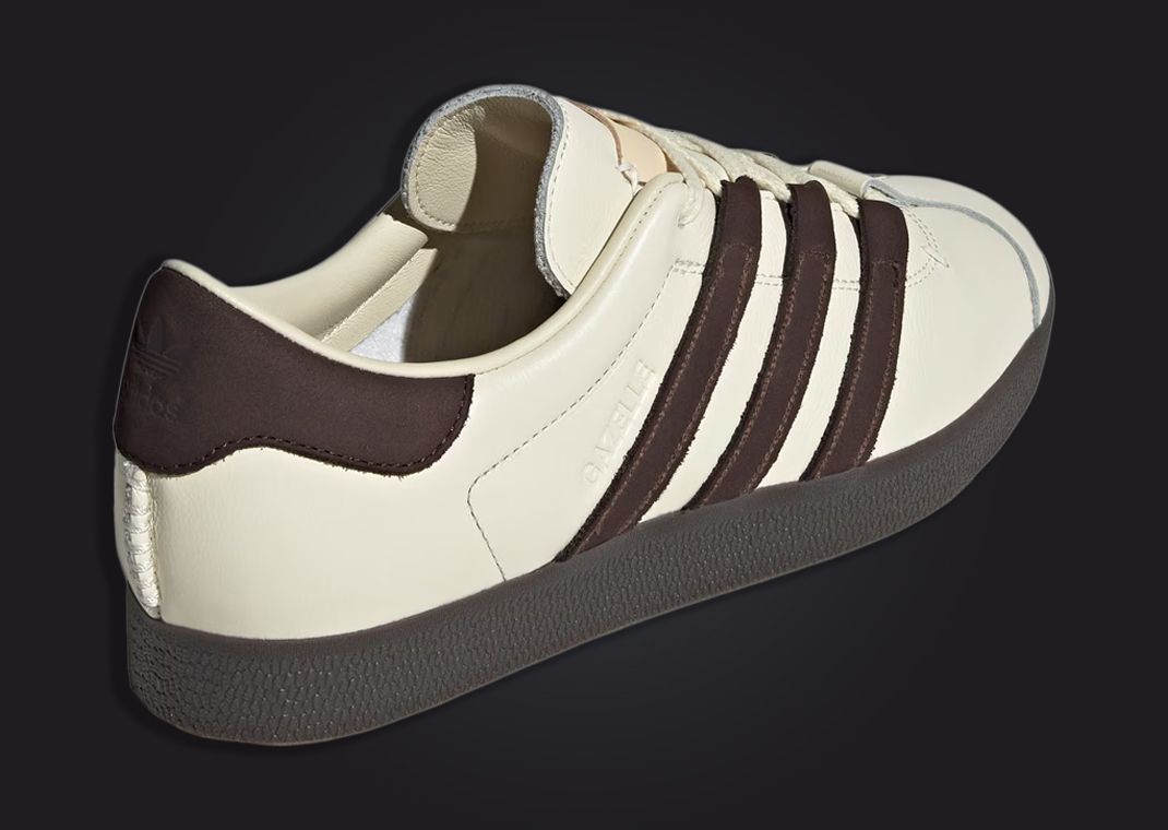 Foot Industry x adidas Gazelle Cream Brown Heel