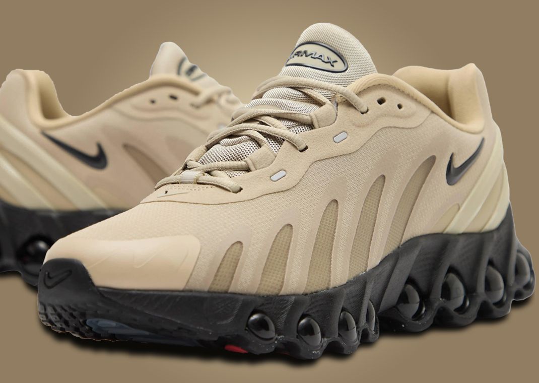 air max tan and black