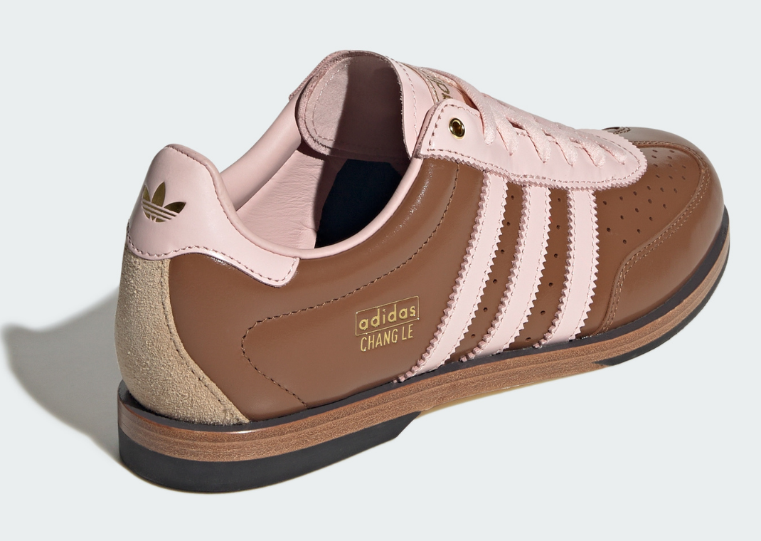 adidas Changle Bowling Shoe Brown - Heel Angle